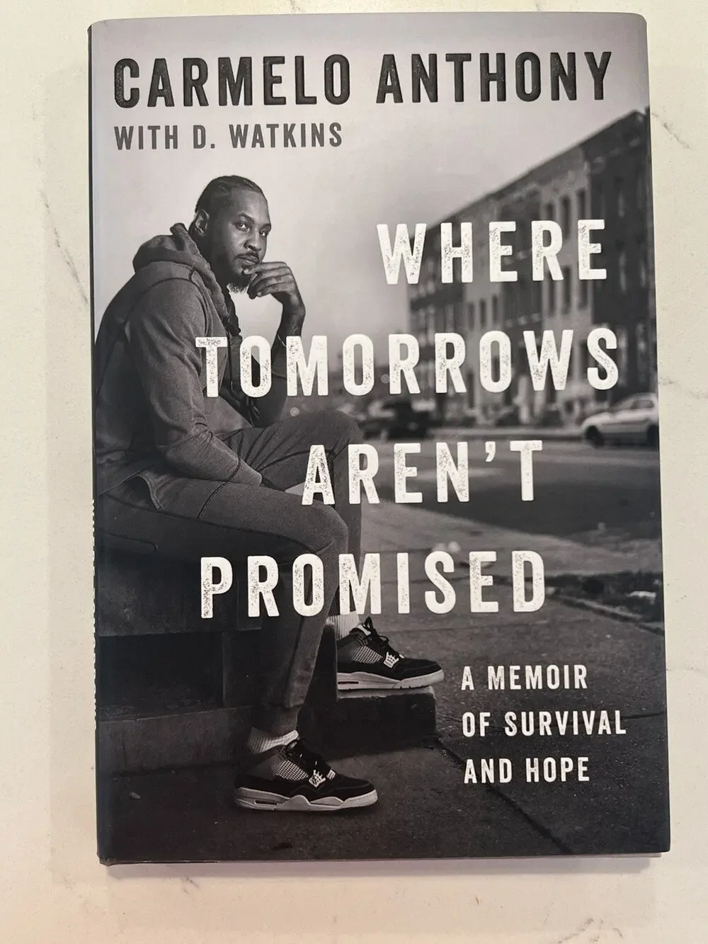 CARMELO ANTHONY Signed / Autographed Book Where Tomorrows Aren't Promised AUTO 1